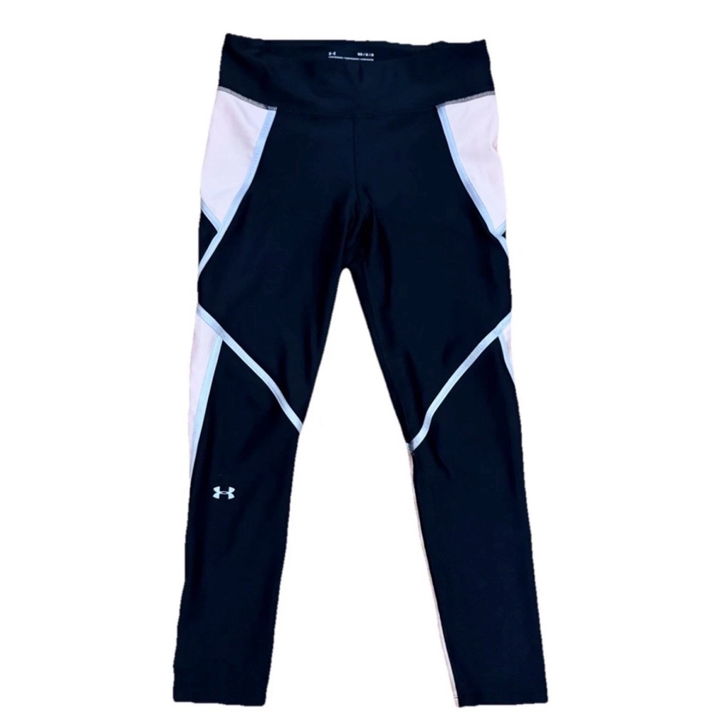 Under Armour Women’s black  and pink Leggings